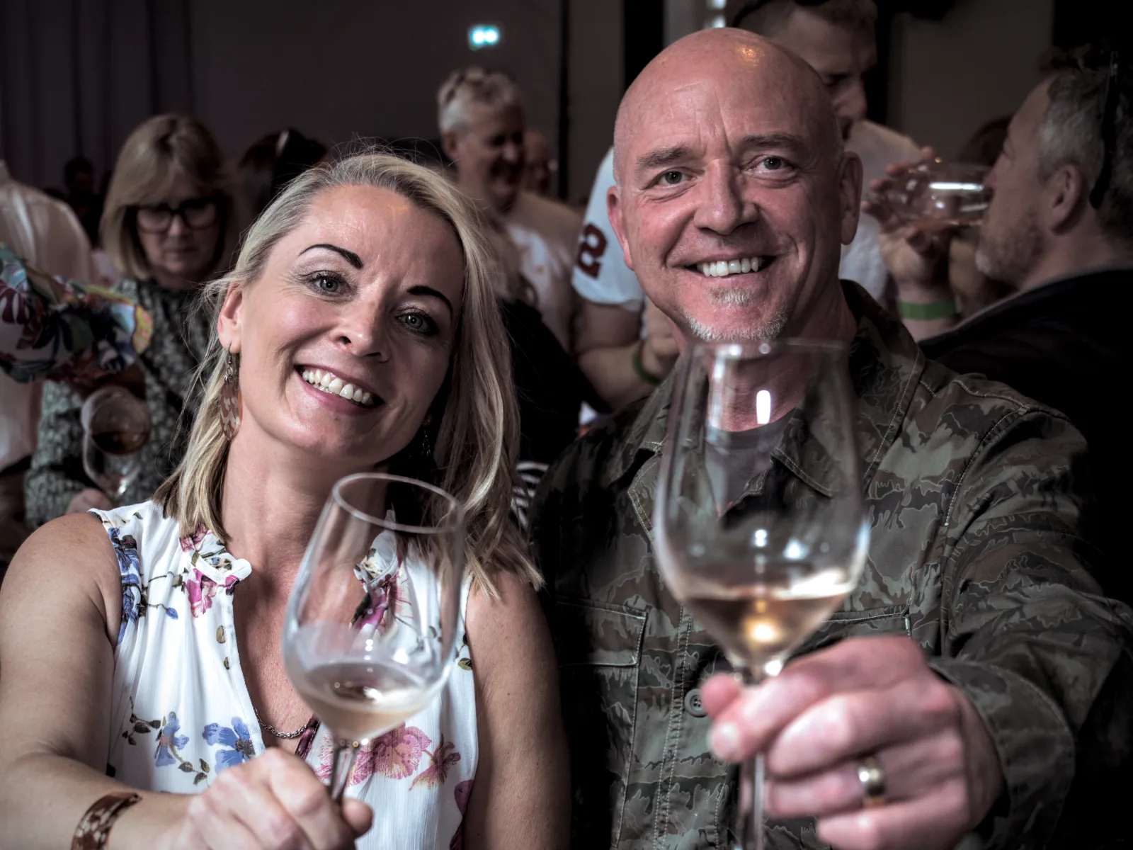 Guests tasting at the Bollington Wine Fair 2026